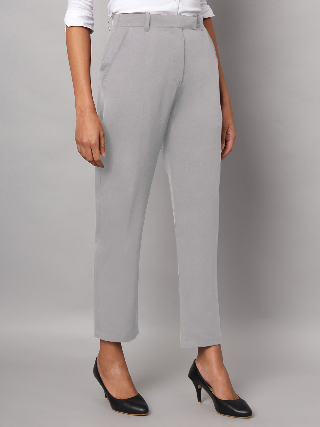 Ankle Length Formal Trousers