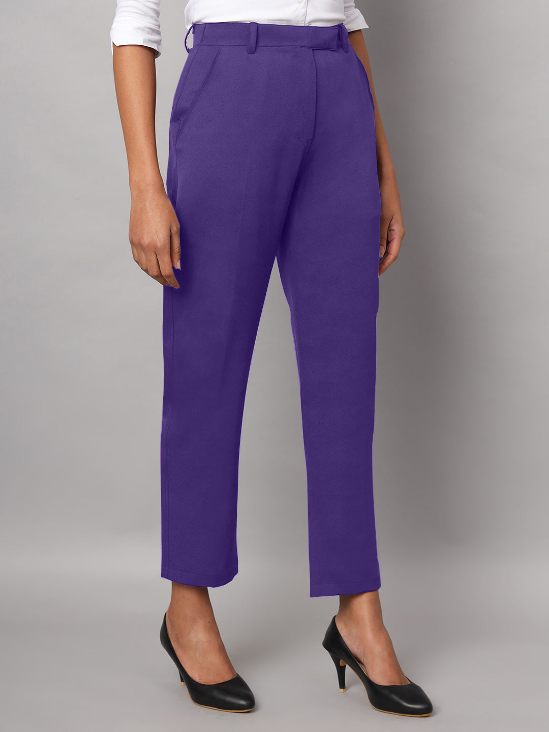 Ankle Length Formal Trousers