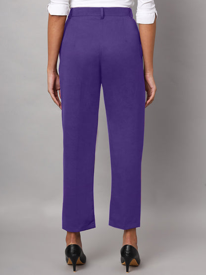 Ankle Length Formal Trousers