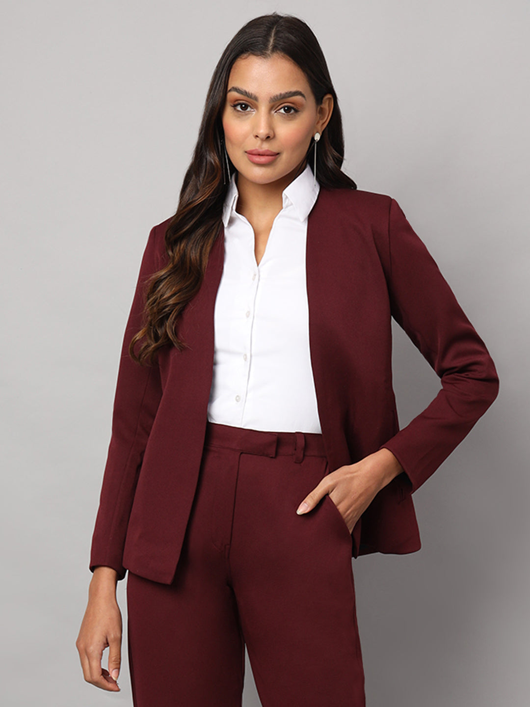 Formal Front Open Blazers