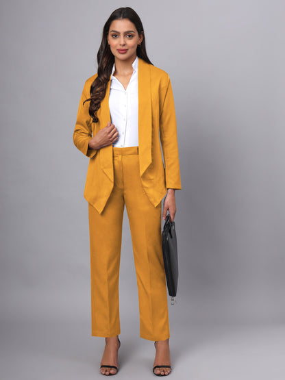 Shawl Collar Blazer With Trousers Two Pieces Formal Suit