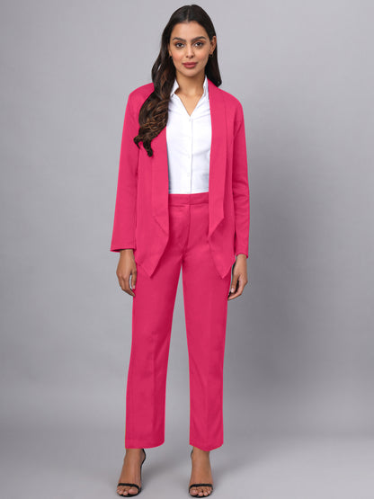 Shawl Collar Blazer With Trousers Two Pieces Formal Suit