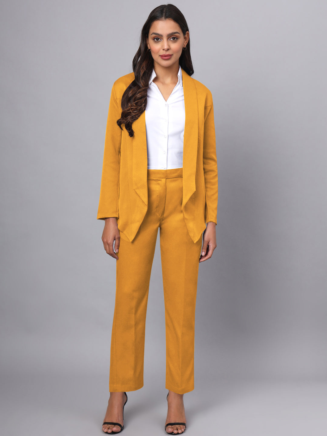 Shawl Collar Blazer With Trousers Two Pieces Formal Suit