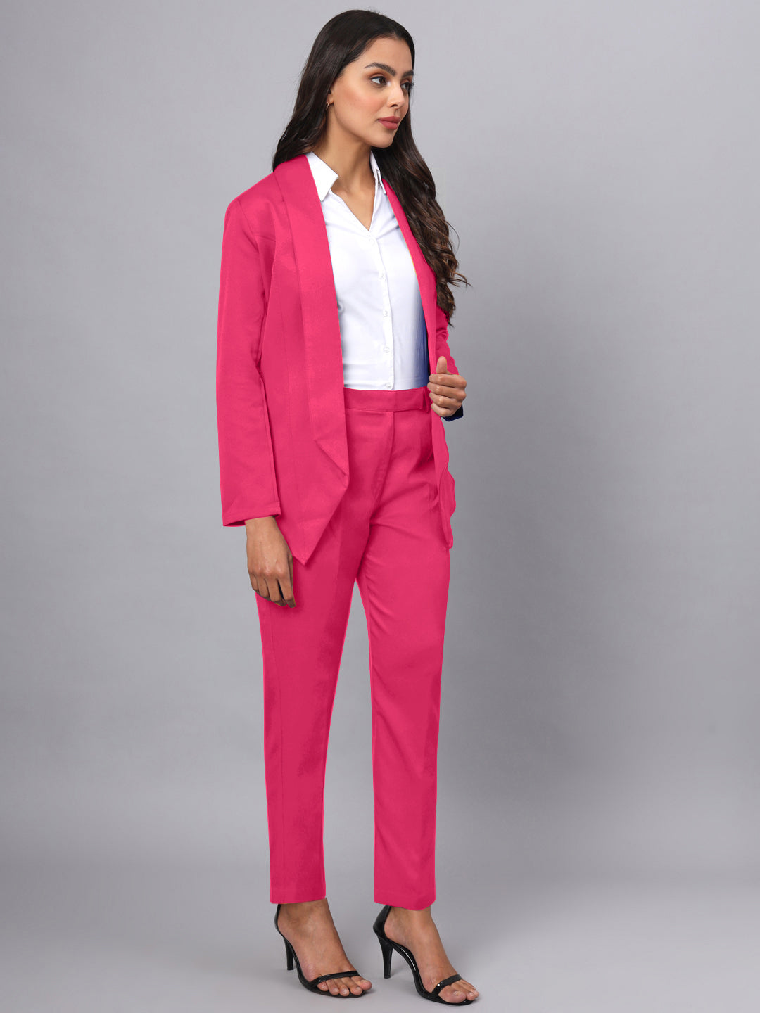 Shawl Collar Blazer With Trousers Two Pieces Formal Suit