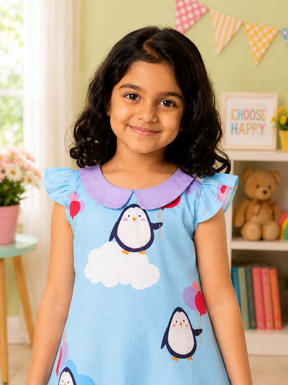 Penguin Printed A-Line Dress