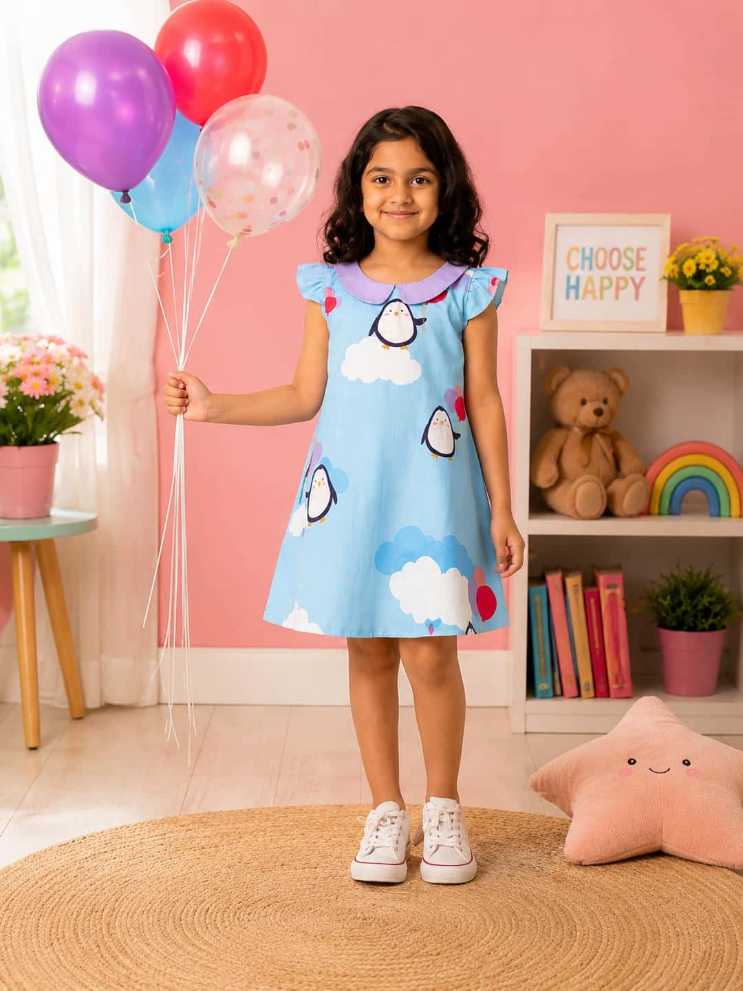 Penguin Printed A-Line Dress
