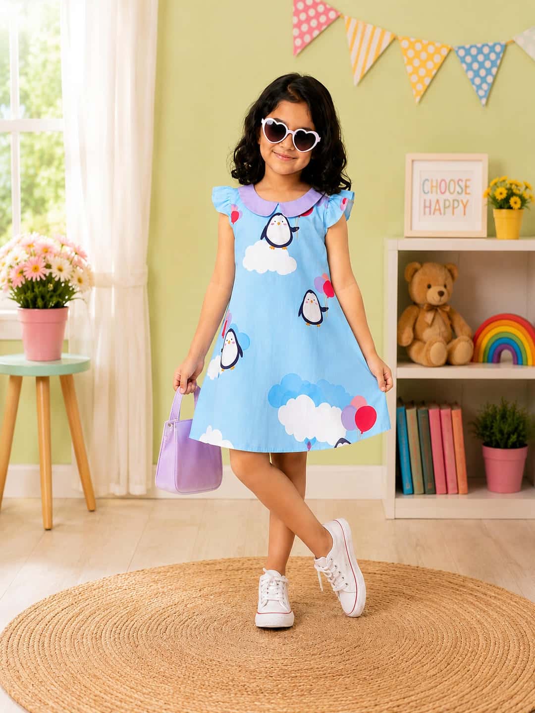 Penguin Printed A-Line Dress