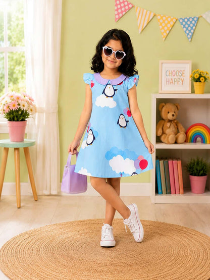 Penguin Printed A-Line Dress