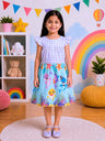 Poppylane-Printed Dress for Girls